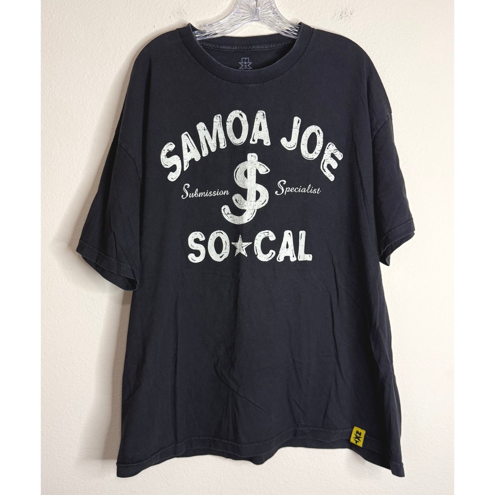 WWE NXT T-Shirt Mens 2X Samoa Joe Submission Specialist SoCal Graphic Black Tee
